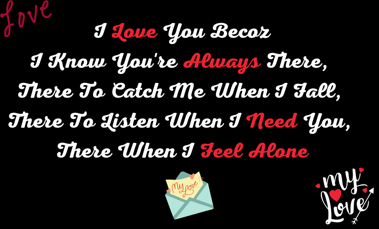 Read more about the article i love you because i know you are always there Quote