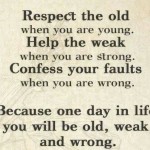 Read more about the article Respect the Old