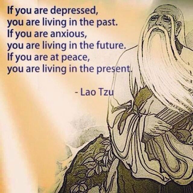 Lao Tzu Quotes If you are depressed...