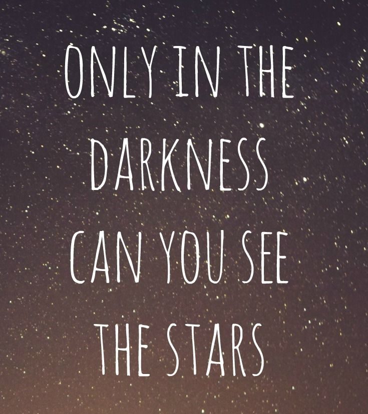 Martin Luther King Jr Quote "Only in the darkness can you see the stars."